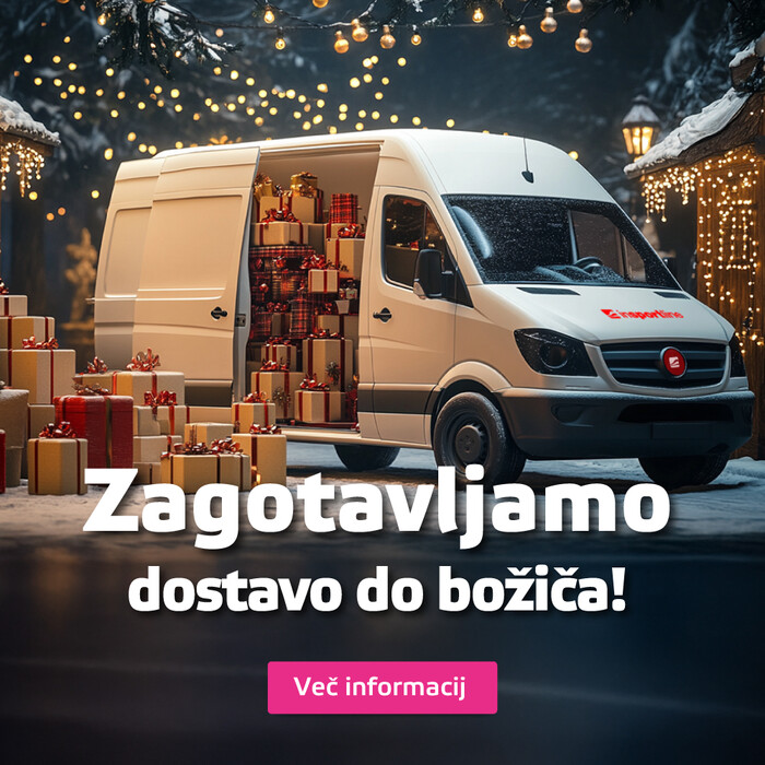 Zagotavljamo dostavo do božiča!